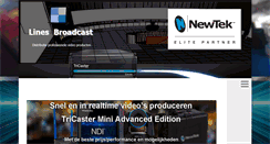 Desktop Screenshot of linesbroadcast.nl